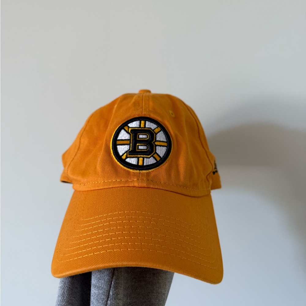 47 Brand Gold Cap with Black and White Logo